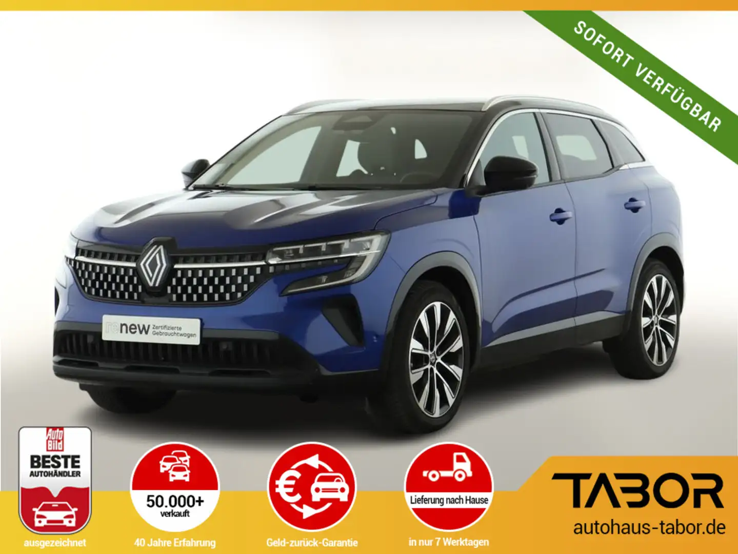 Renault Austral E-Tech Techno Pano Massage 360° UVP-34%* Bleu - 1