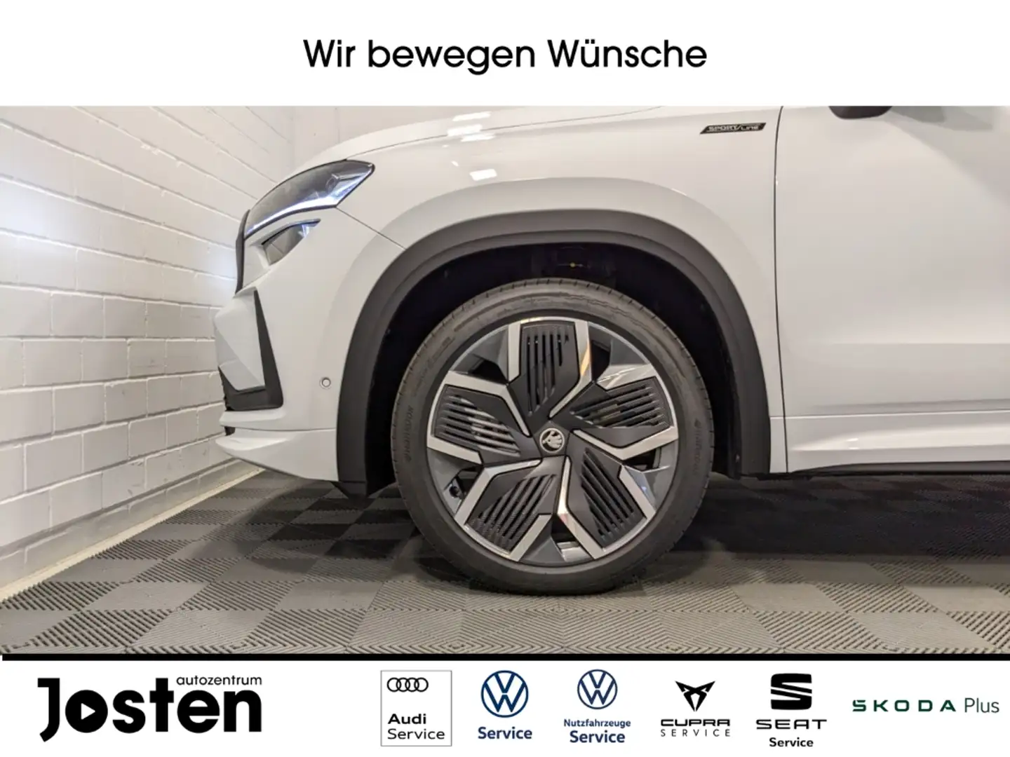 Skoda Kodiaq Sportline 2.0TDI 4x4 DCC+ Matrix-Beam Pano Canton Weiß - 2