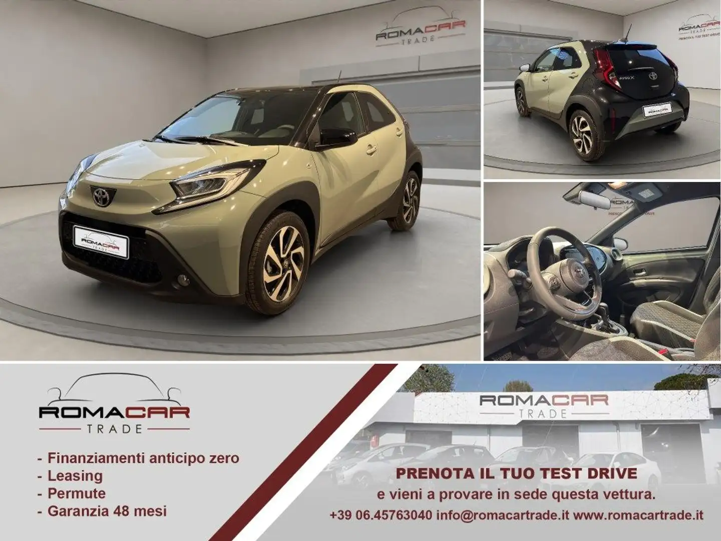 Toyota Aygo X 1.0 VVT-i 72 CV 5 porte Trend Air S-CVT Grigio - 1