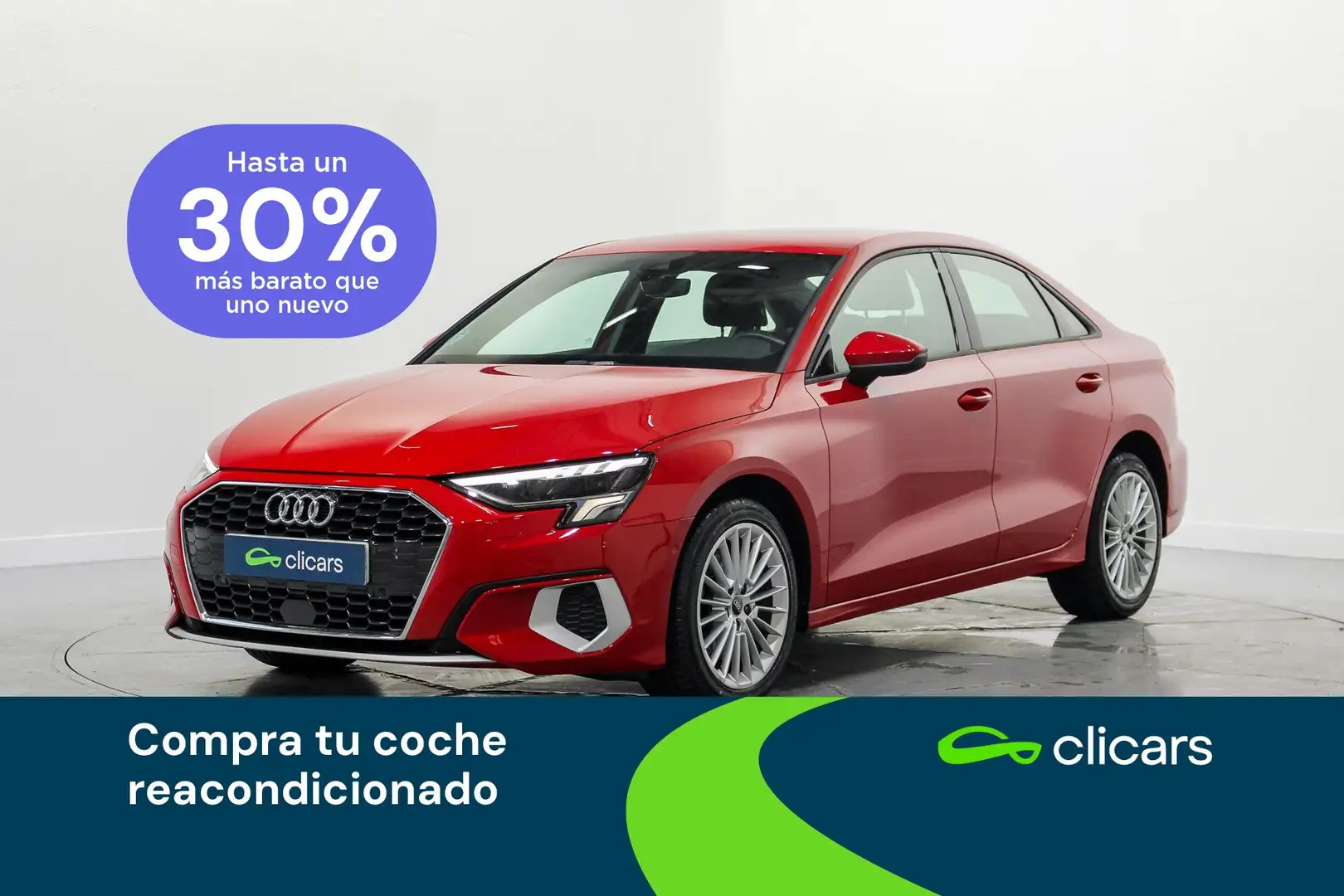 Audi A3 Sedán 35TDI Advanced S tronic Rojo - 1