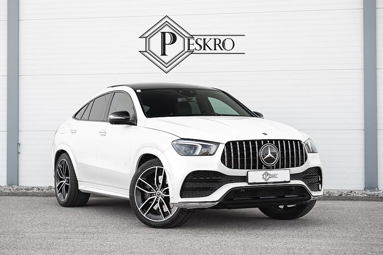 Mercedes-Benz GLE 400 d Coupé 4MATIC Aut. *AMG*LUFT*PANO*BURMESTER*AHK* Blanco - 1