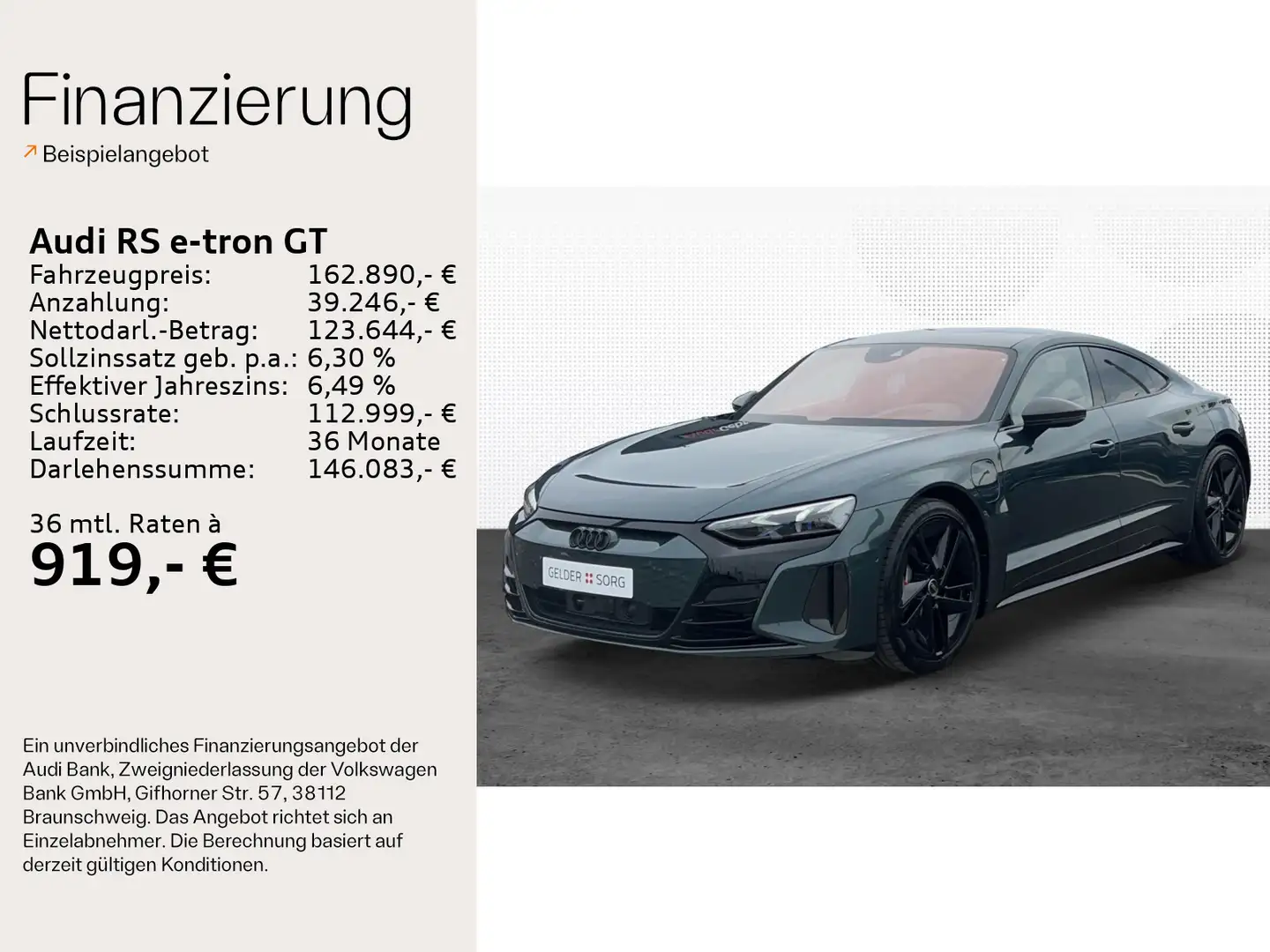 Audi RS e-tron GT 440 kW |B&O|Matrix|MMI Navi|Carbon| Grün - 2
