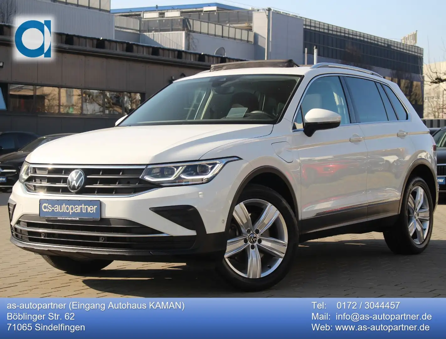 Volkswagen Tiguan Life 1.4 TSI eHybrid *PANO-AHK-19-KAMERA* Weiß - 1