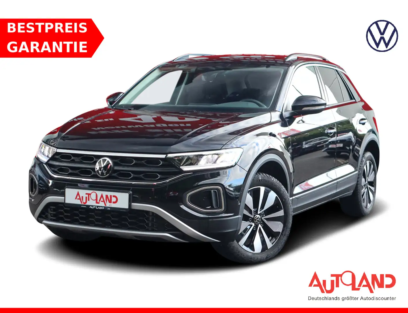 Volkswagen T-Roc 1.0 Move LED ACC Sitzheizung PDC DAB Schwarz - 1
