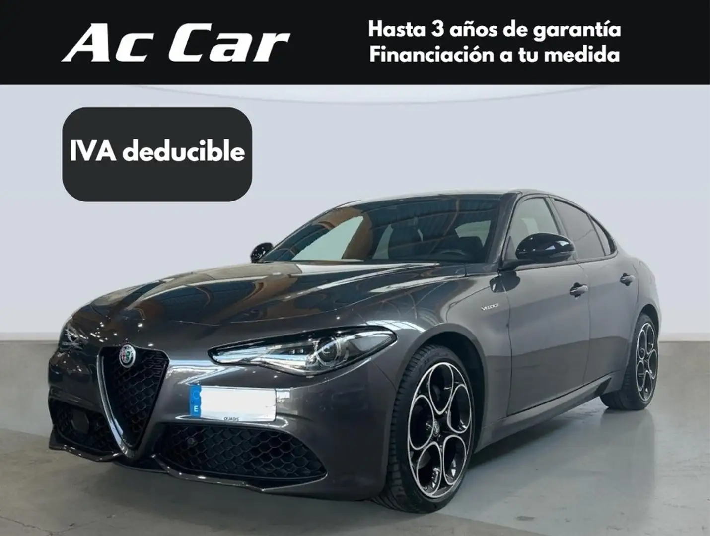 Alfa Romeo Giulia 2.2 Diesel 154kW (210CV) Veloce Q4 Grau - 1