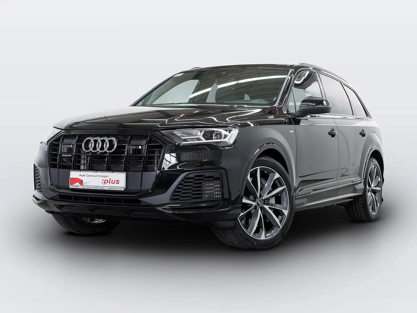 Audi Q7 55 TFSIe Q 2x S LINE LM21 PANO HuD AHK Schwarz - 2