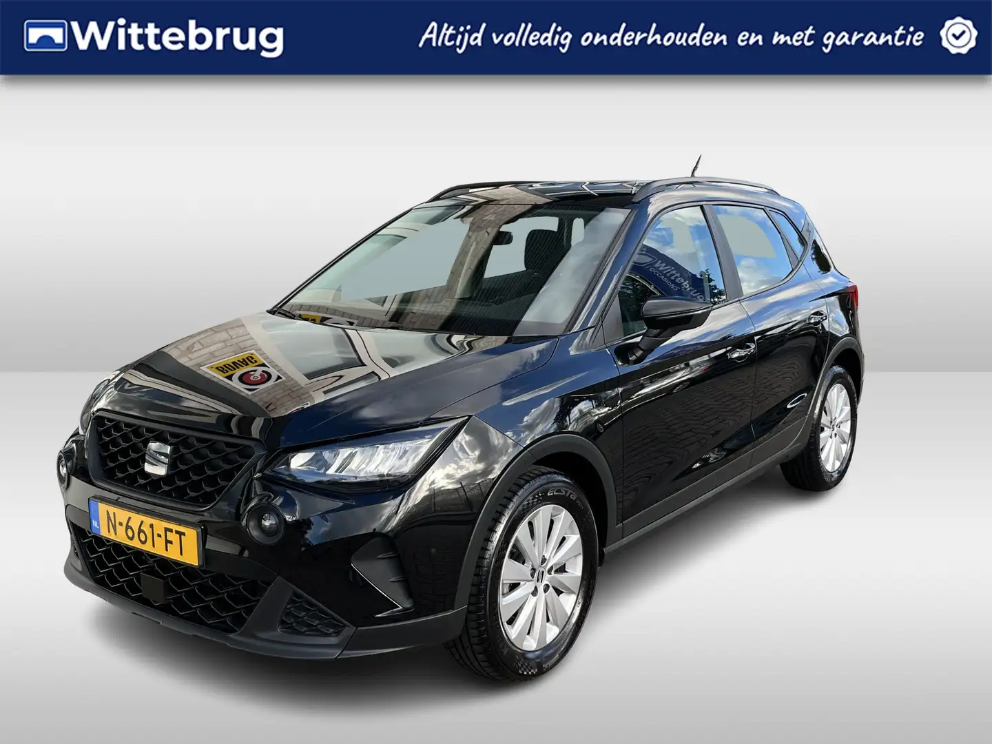 SEAT Arona 1.0 TSI Style / PARK. SENSOREN/ CRUISE/ FULL LINK/ Noir - 1