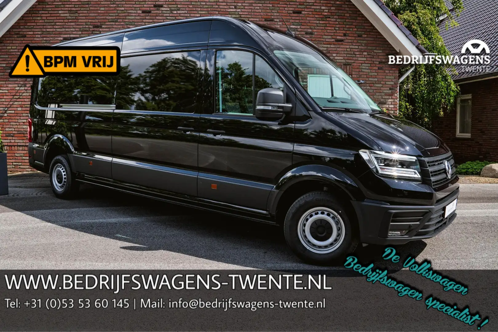 Volkswagen Crafter 2.0 TDI 177PK Automaat-8 L4H3 Comfortline LED | NA Zwart - 1