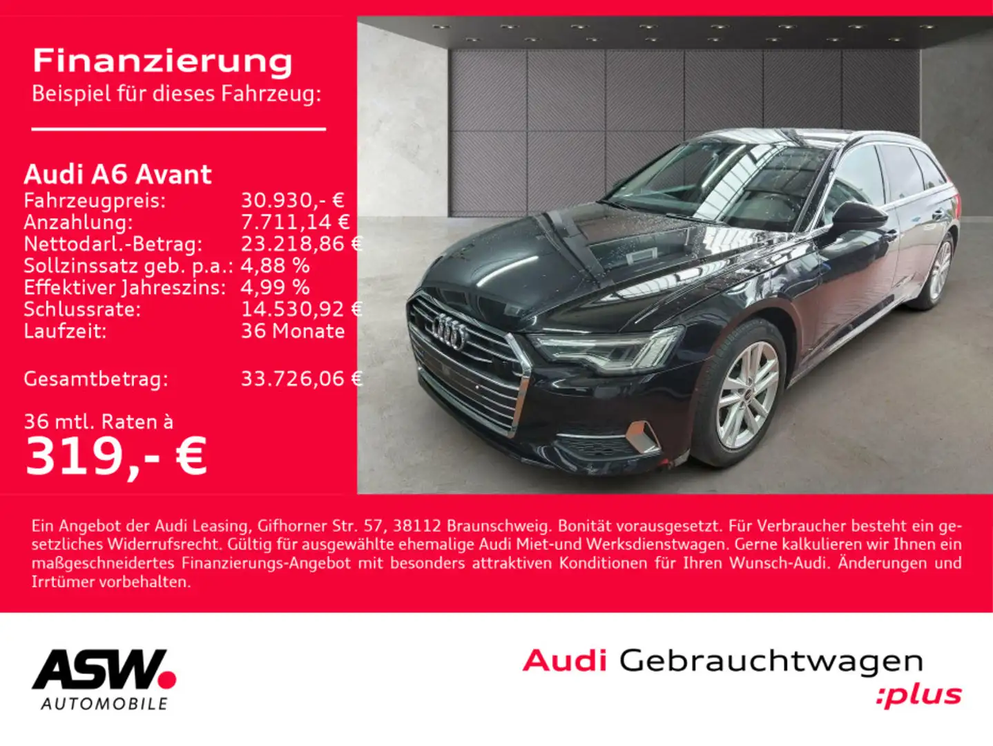Audi A6 40TDI sport Stronic NAVI MATRIX AHK RFK Noir - 1