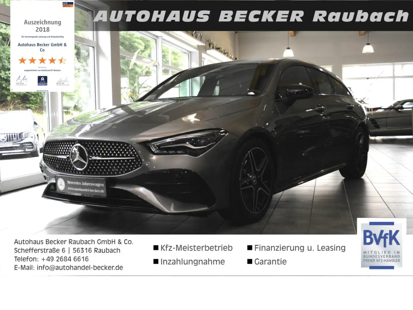 Mercedes-Benz CLA 200 Edition AMG*Night*Distronic* Gris - 1