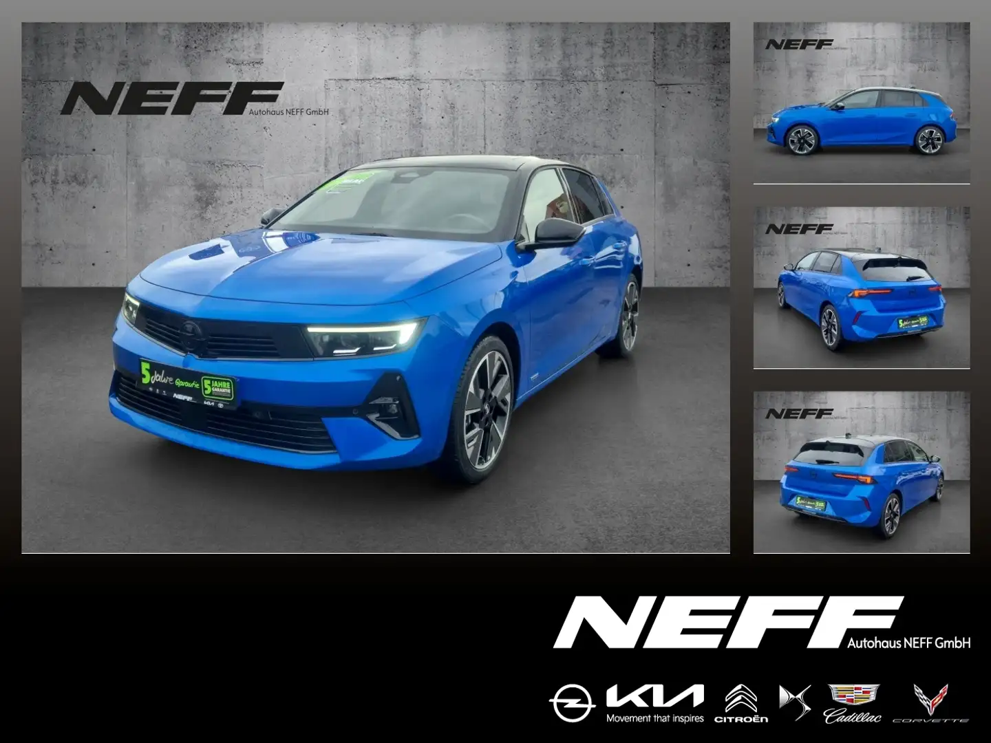 Opel Astra L GS Electric ACC+Alcantara+LED+Navi+SD+LM Bleu - 1