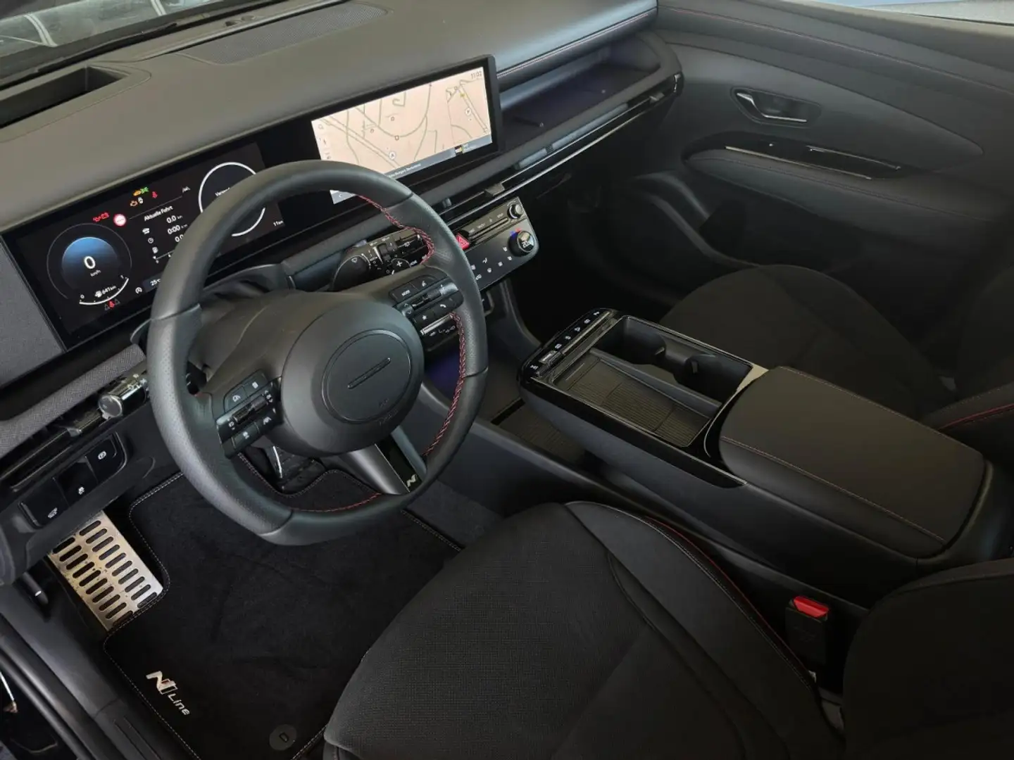 Hyundai TUCSON N LINE ALLRAD+GLASDACH+ASSIST-+SITZPAKET! Klima Schwarz - 2