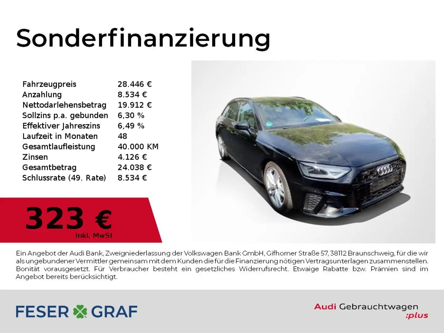 Audi A4 Avant 40 TDI S tronic S Line Ext Navi,PDC,Sitzhzg Zwart - 1