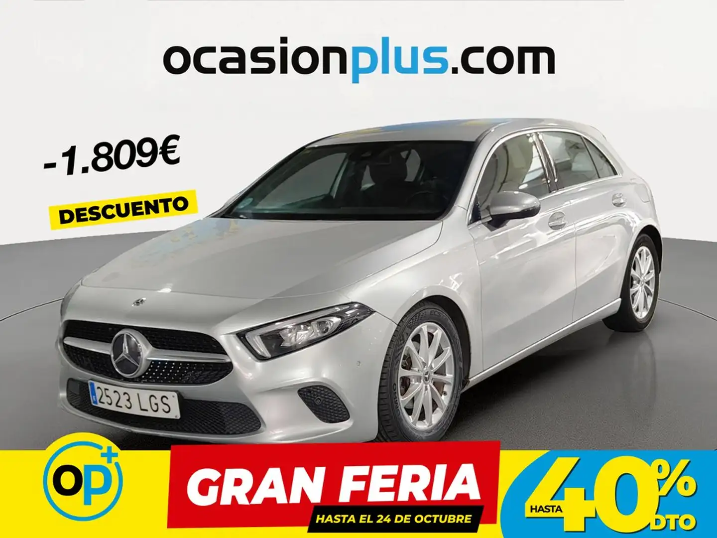Mercedes-Benz A 180 180d 7G-DCT Gris - 1