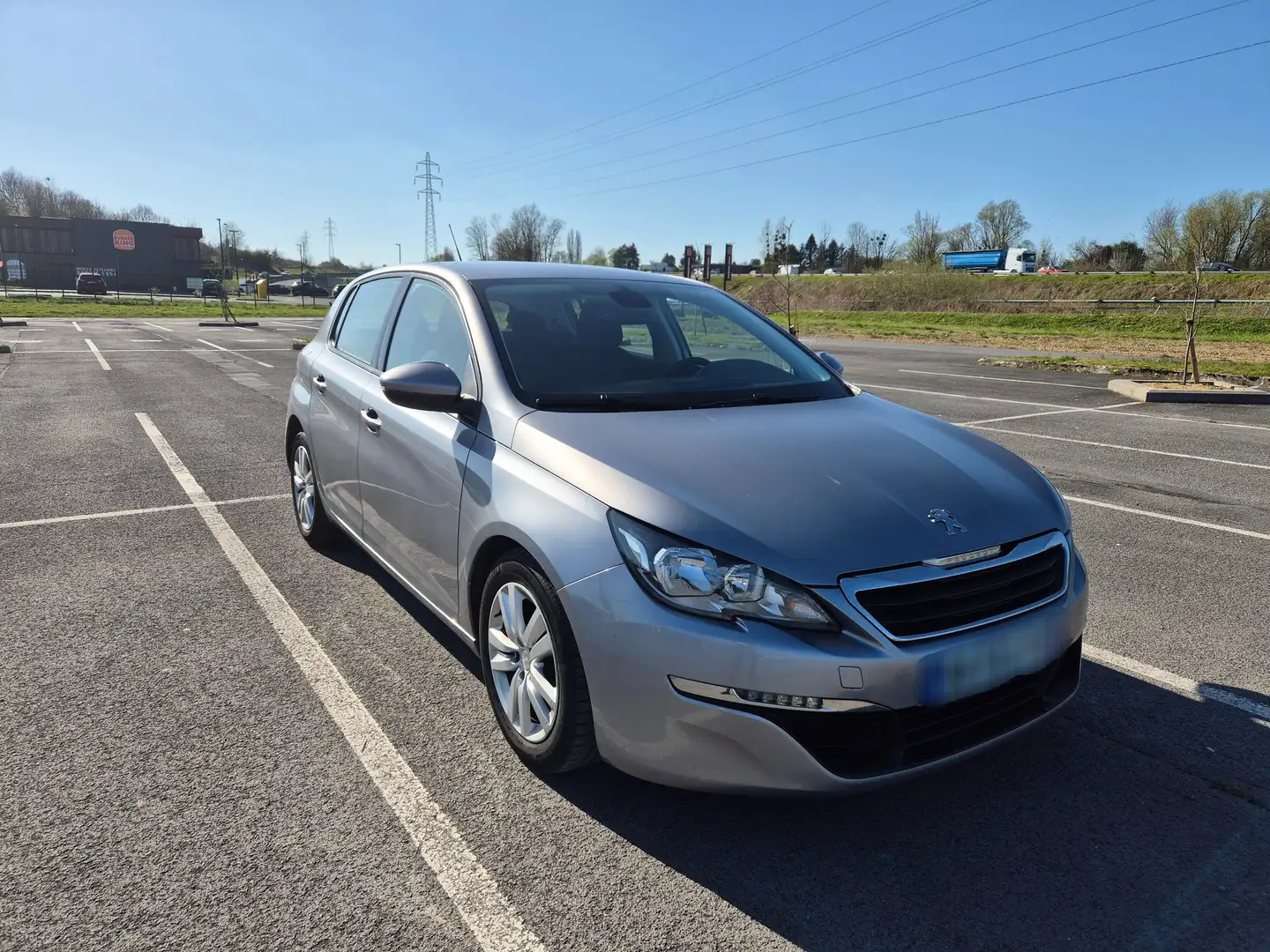 Peugeot 308 308 1.6 BlueHDi 100ch S Gris - 1