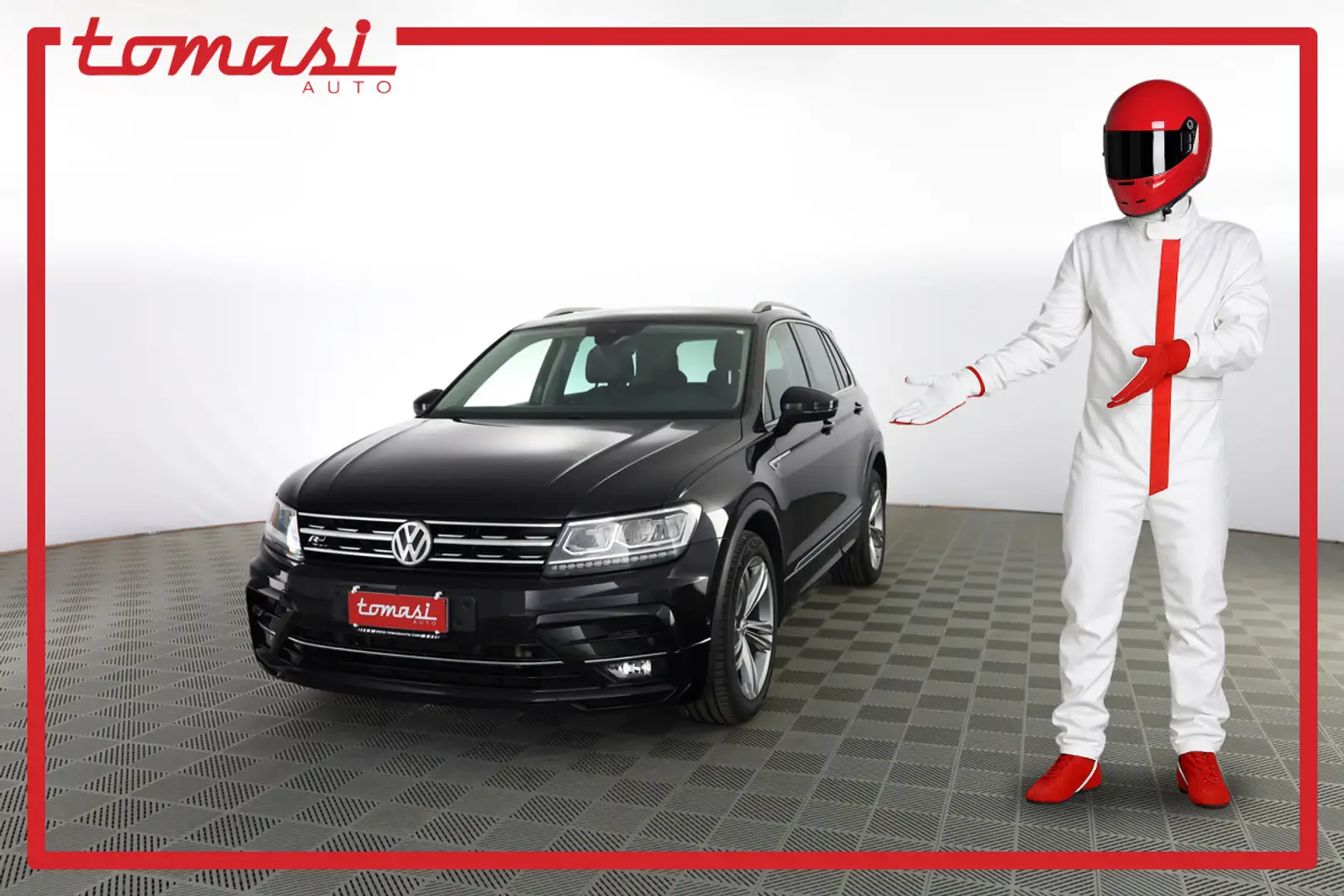 Volkswagen Tiguan Tiguan 2.0 TDI SCR DSG Sport BlueMotion Technology Zwart - 1