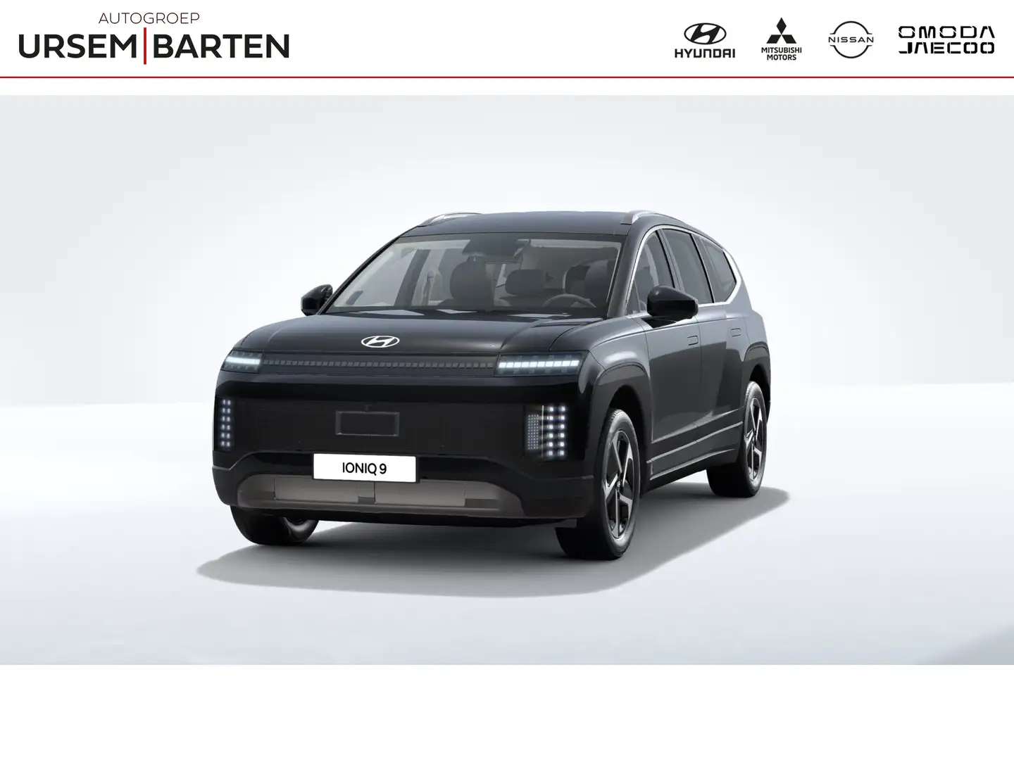 Hyundai IONIQ 9 110,3 kWh AWD+ Lounge Van €83.160 voor €81.660! Zwart - 1