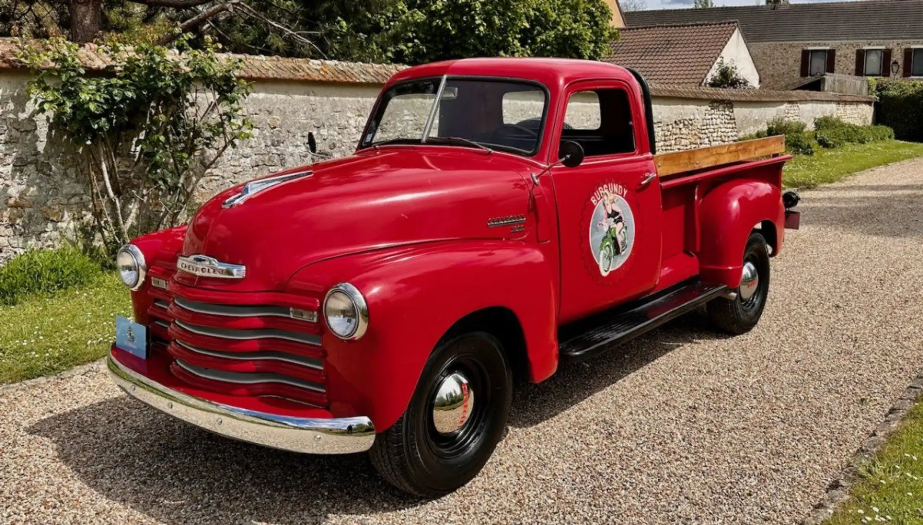 Chevrolet pick up 1950 Rood - 1
