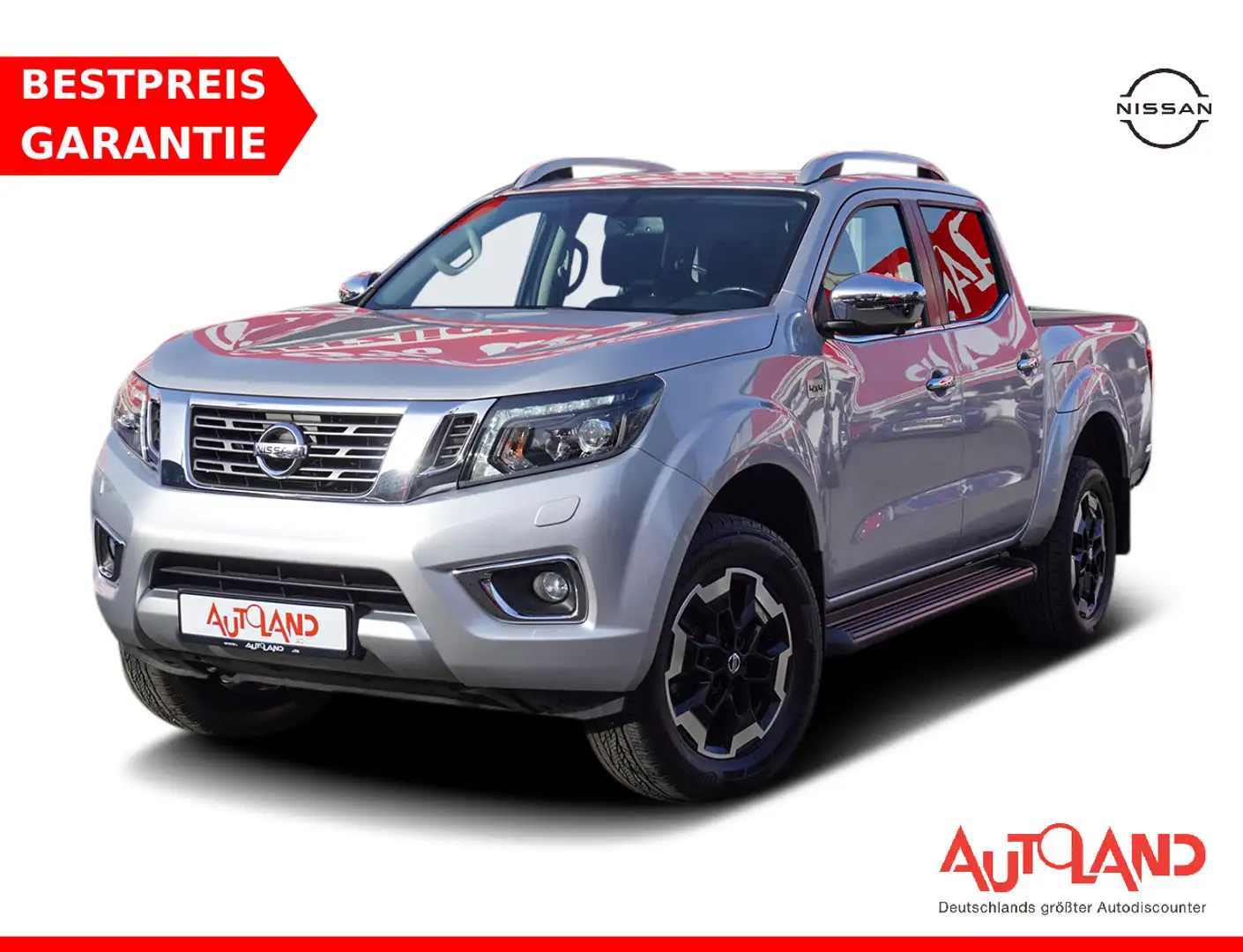 Nissan Navara NP300N-Connecta Double Cab 4x4 AHK 360° Серебристый - 1