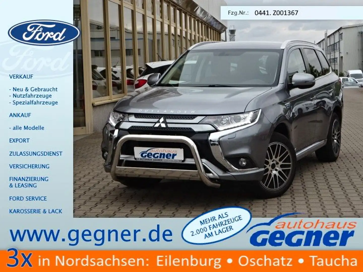 Mitsubishi Outlander 224PS Autm. PHEV 4WD Navi AHK DAB Grau - 1