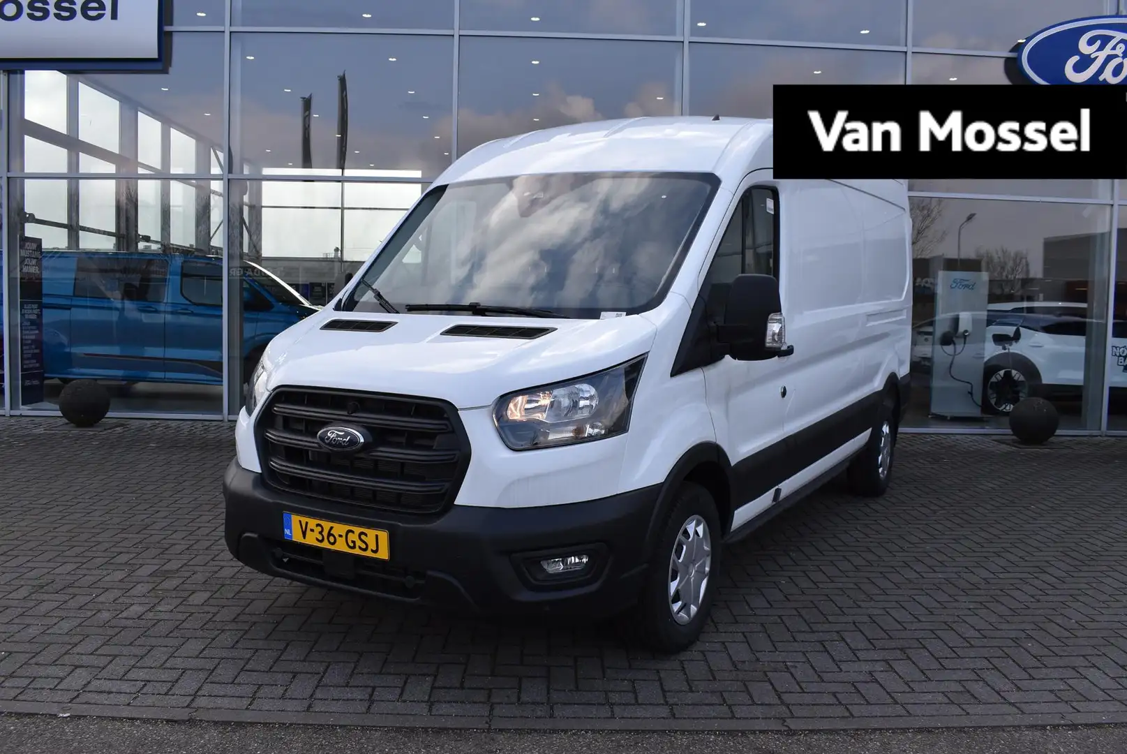 Ford Transit 350 2.0 TDCI L3H2 Trend Automaat 130 pk | Tussensc Wit - 1