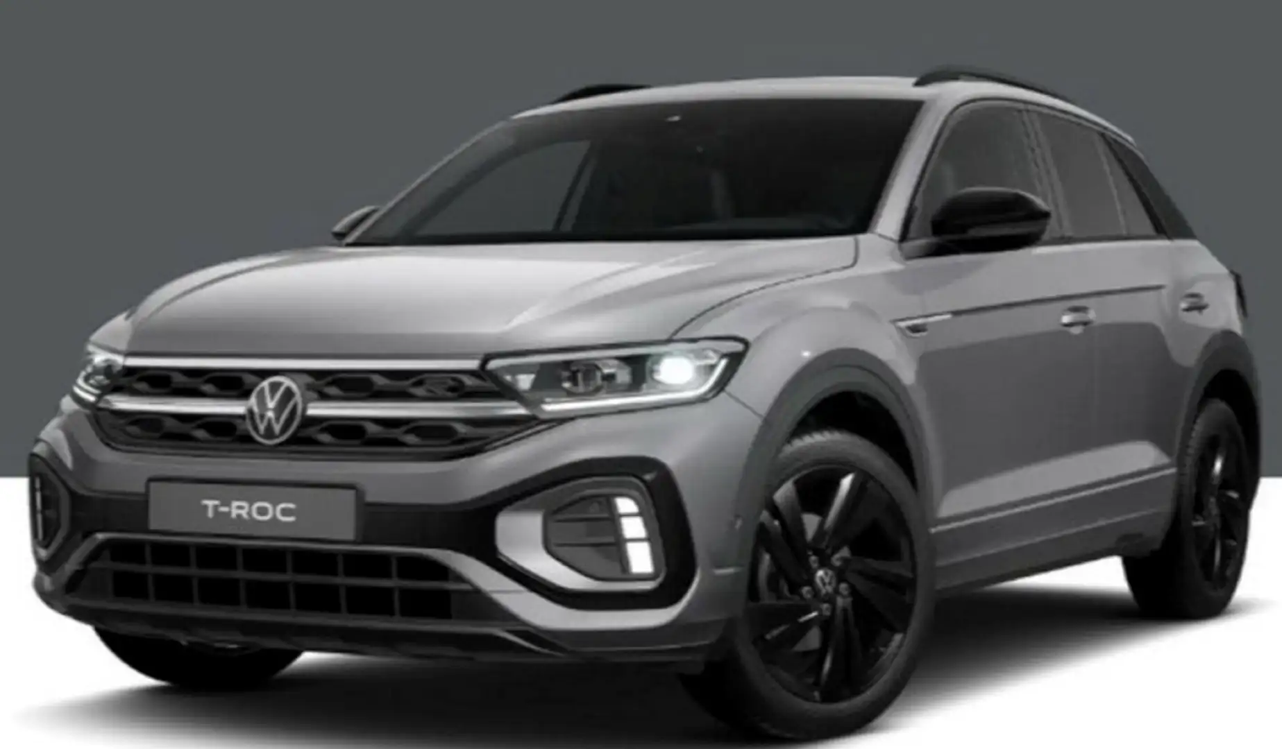 Volkswagen T-Roc R-Line 1.5 TSI DSG Business,AHK Anlieferung Juli L Grau - 1