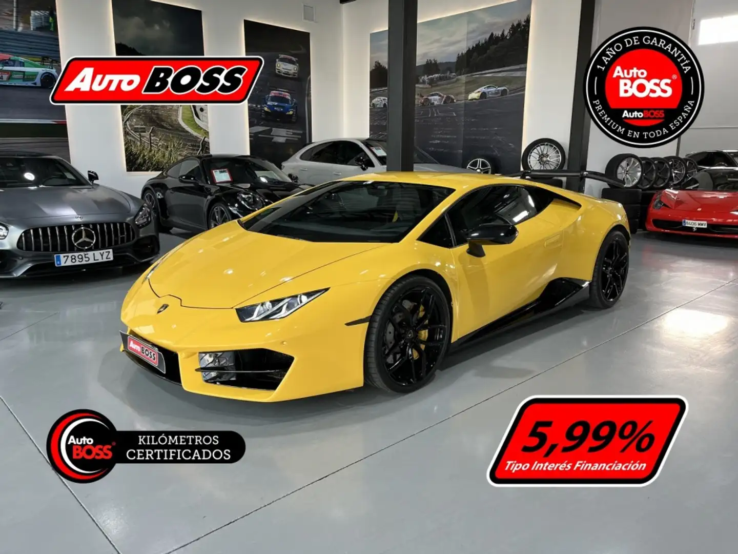 Lamborghini Huracán LP 580-2 Amarillo - 1
