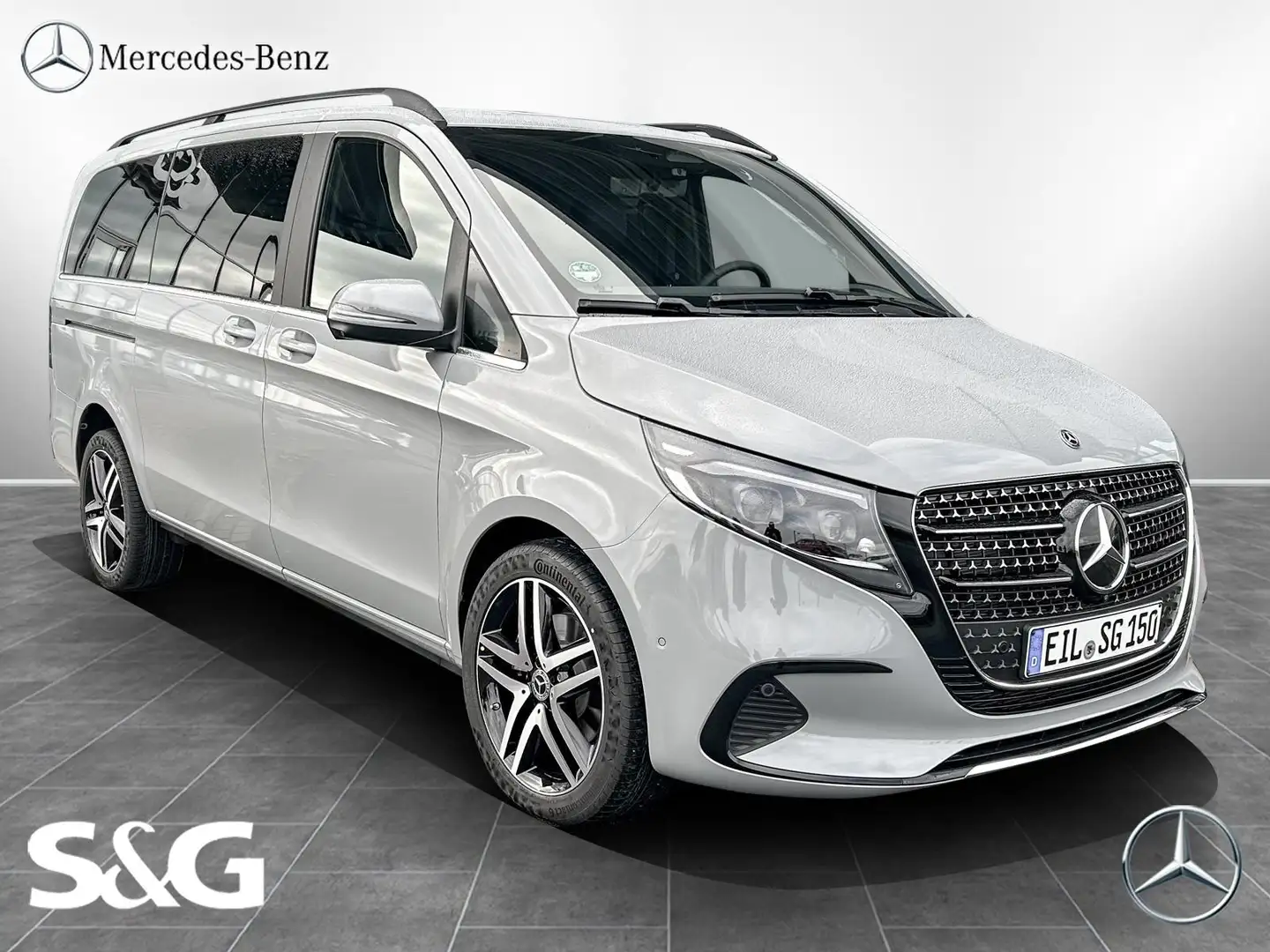 Mercedes-Benz V 300 d AVANTGARDE lang MBUX+360°+AHK+Burmester Grau - 2