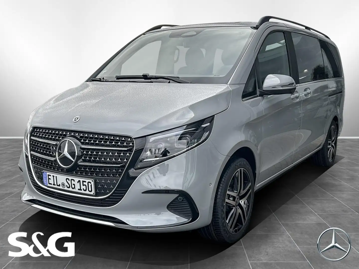 Mercedes-Benz V 300 d AVANTGARDE lang MBUX+360°+AHK+Burmester Grau - 1