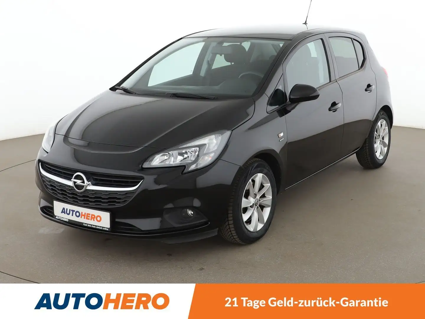 Opel Corsa 1.4 Turbo Active ecoFlex*PDC*SHZ*TEMPO*ALU Schwarz - 1