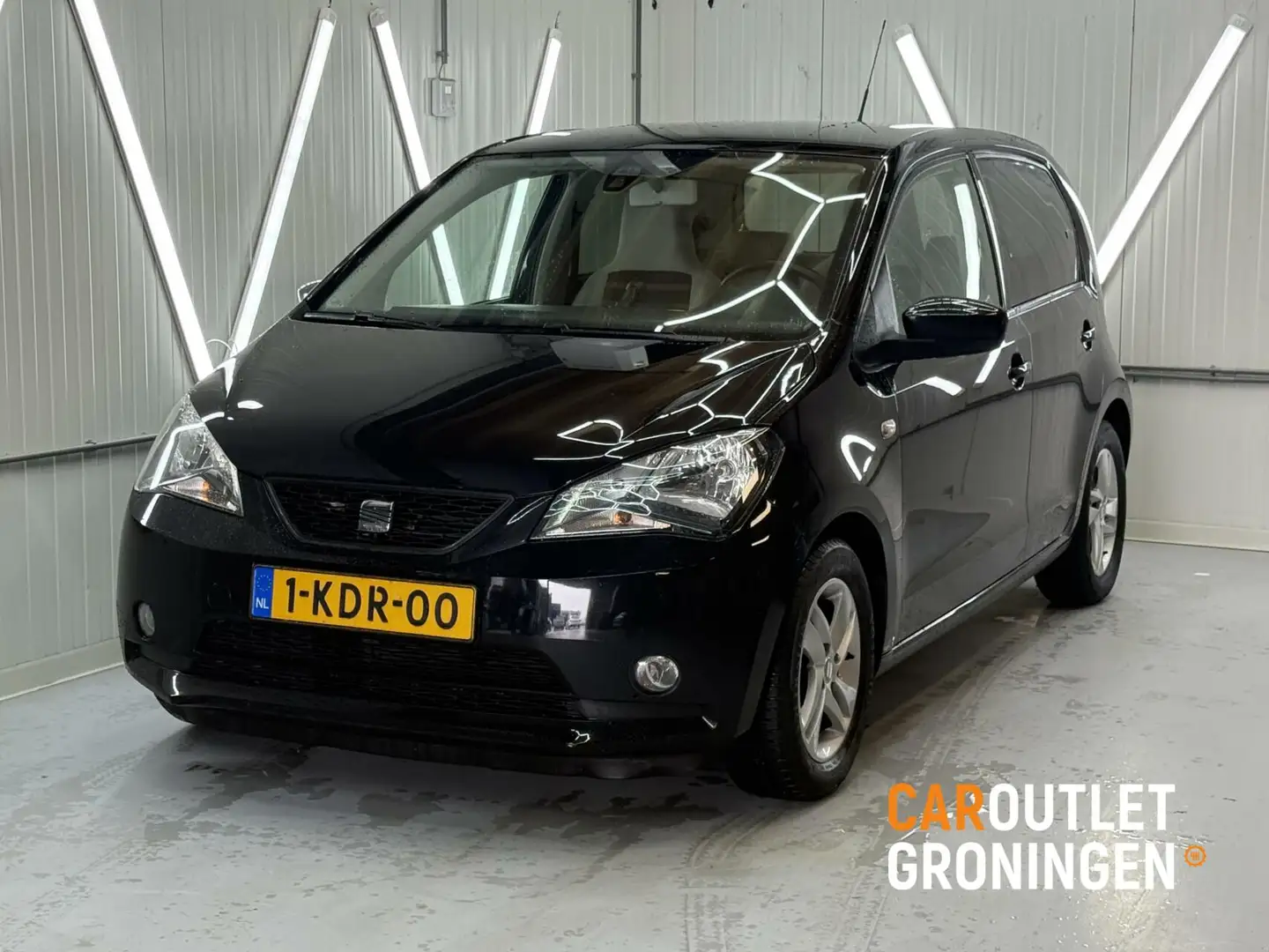SEAT Mii 1.0 Style Sport 5D | 2013 | LPG G3 | AIRCO | GOED Black - 1
