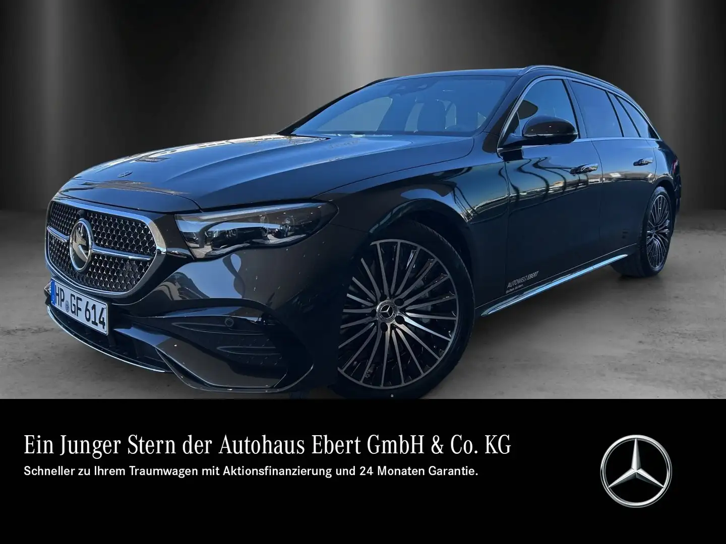 Mercedes-Benz E 220 d T AMG Shzg PANO Burmester AHK Sitzklima Grau - 1