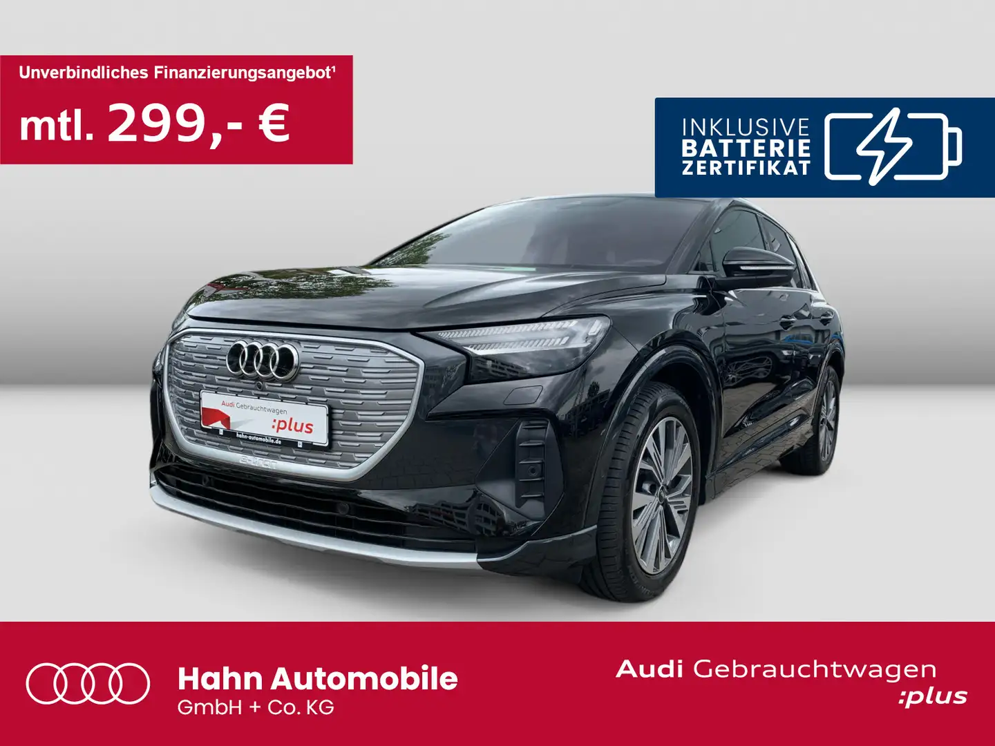 Audi Q4 e-tron 40 e-tron advanced Matrix Pano Navi HUD Noir - 1