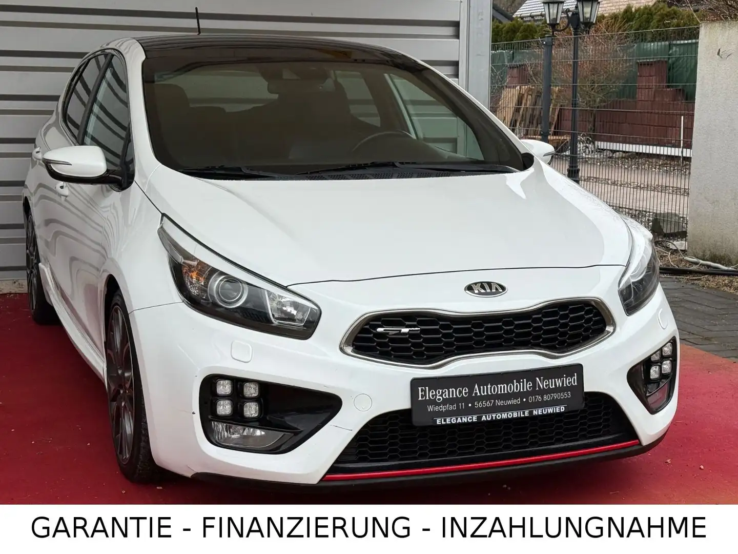 Kia Ceed / cee'd Ceed GT/Scheckheft/Navi/Panoramadach Blanc - 1