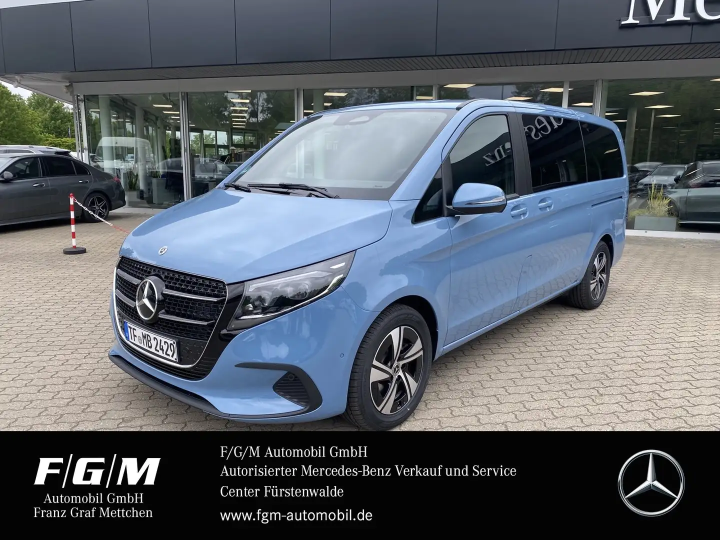 Mercedes-Benz V 220 V 220 d Lang/Distronic/AHK/Navi/Kamera/7Sitze Blauw - 1