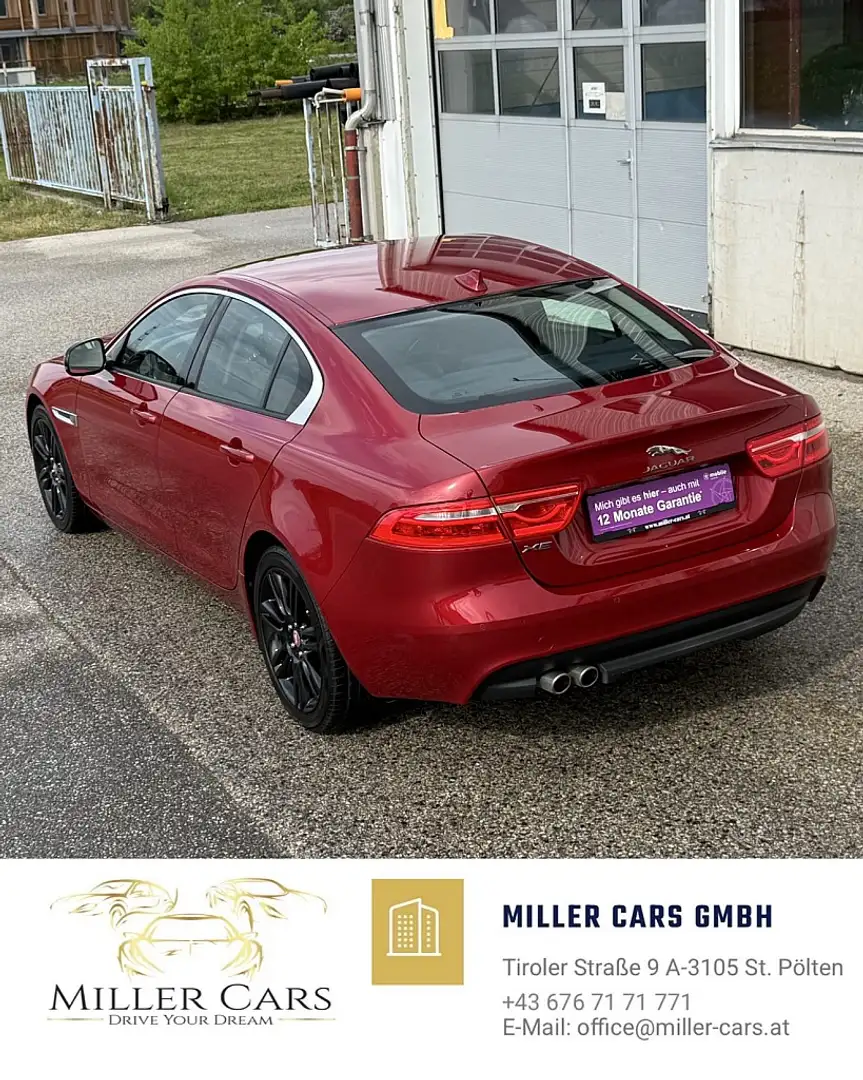 Jaguar XE 20d Pure Aut.*mit Garantie*Erstbesitz*Servicege... Rouge - 2