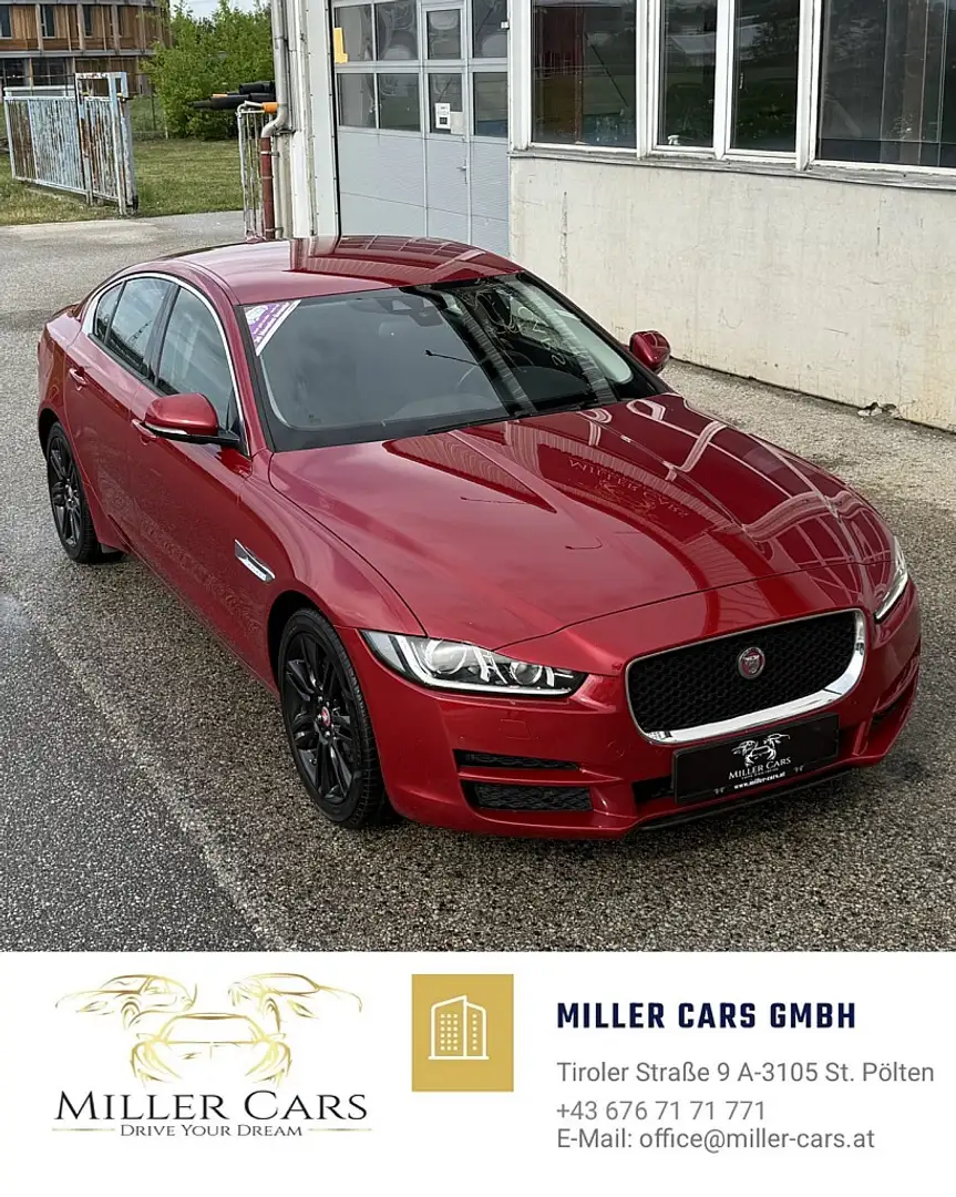 Jaguar XE 20d Pure Aut.*mit Garantie*Erstbesitz*Servicege... Rouge - 1