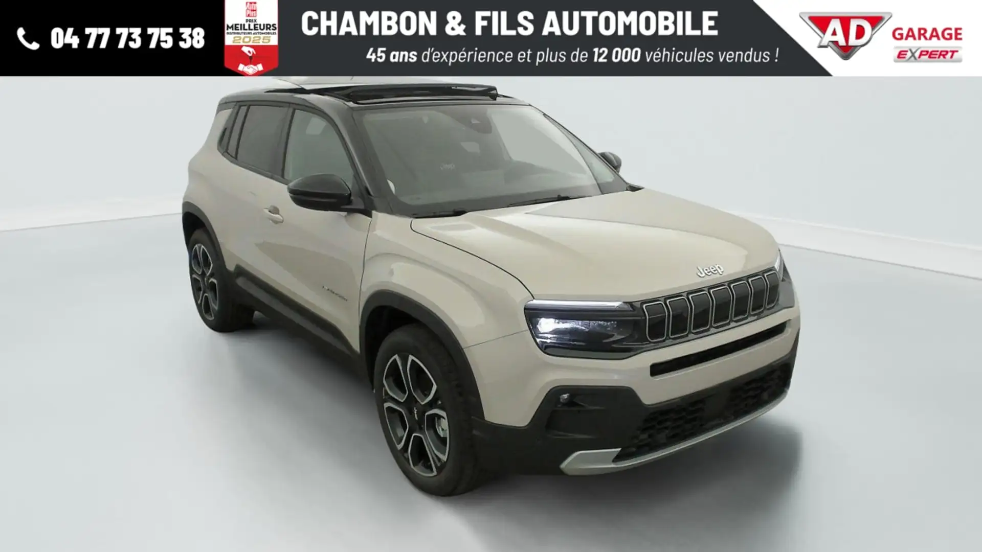 Jeep Avenger 1.2 Turbo T3 100 ch Summit Beige - 1
