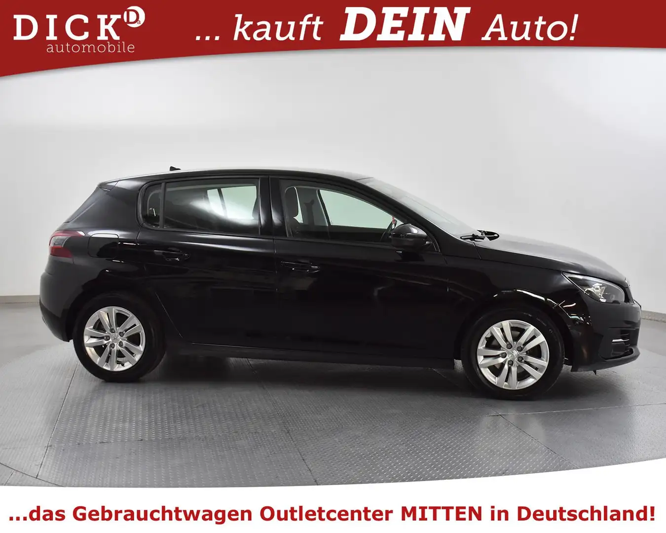 Peugeot 308 1.2 e-THP Aut Active Pack NAVI+PDC+TEMP+APPL Schwarz - 2