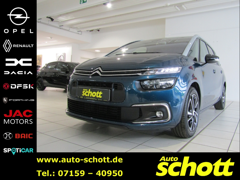 Citroen C4 SpaceTourer Shine 1.2 131PS 7-SITZER NAV KAM PDC APP TEMP AUTO