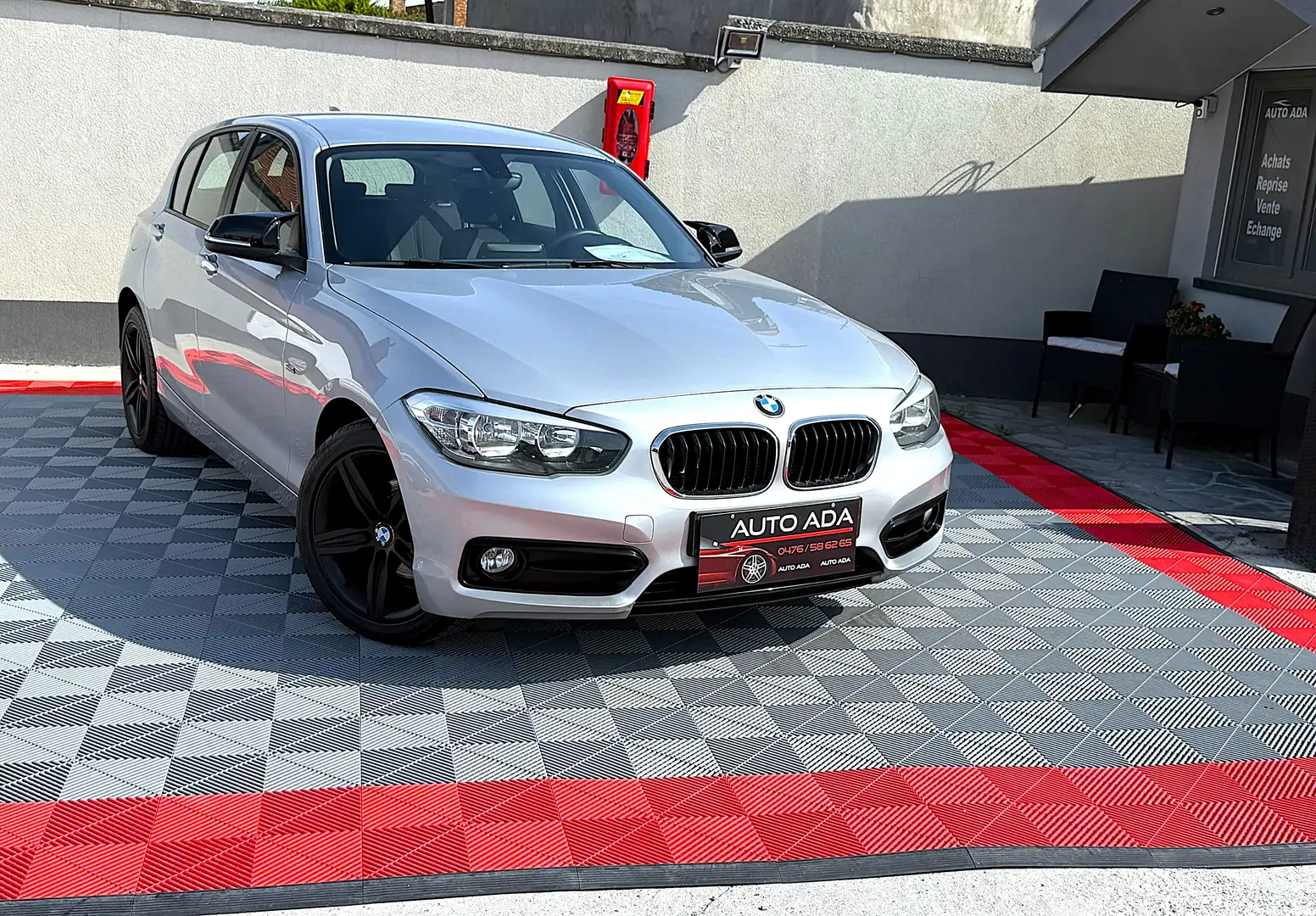 BMW 114 114 d--AIRCO--GPS--GARANTIE 12 MOIS-- Grijs - 1