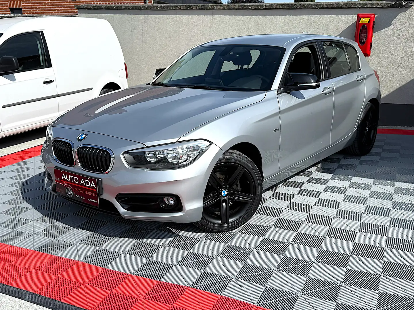 BMW 114 114 d--AIRCO--GPS--GARANTIE 12 MOIS-- Grijs - 2