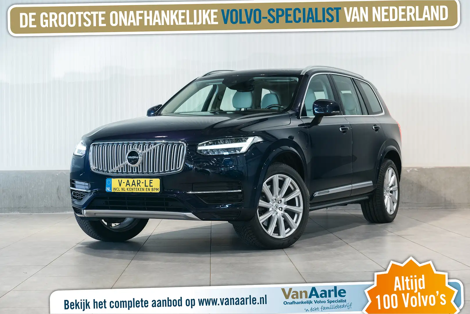 Volvo XC90 T8 Aut. Inscription Luchtvering ACC Trekhaak 360Ca Blau - 1