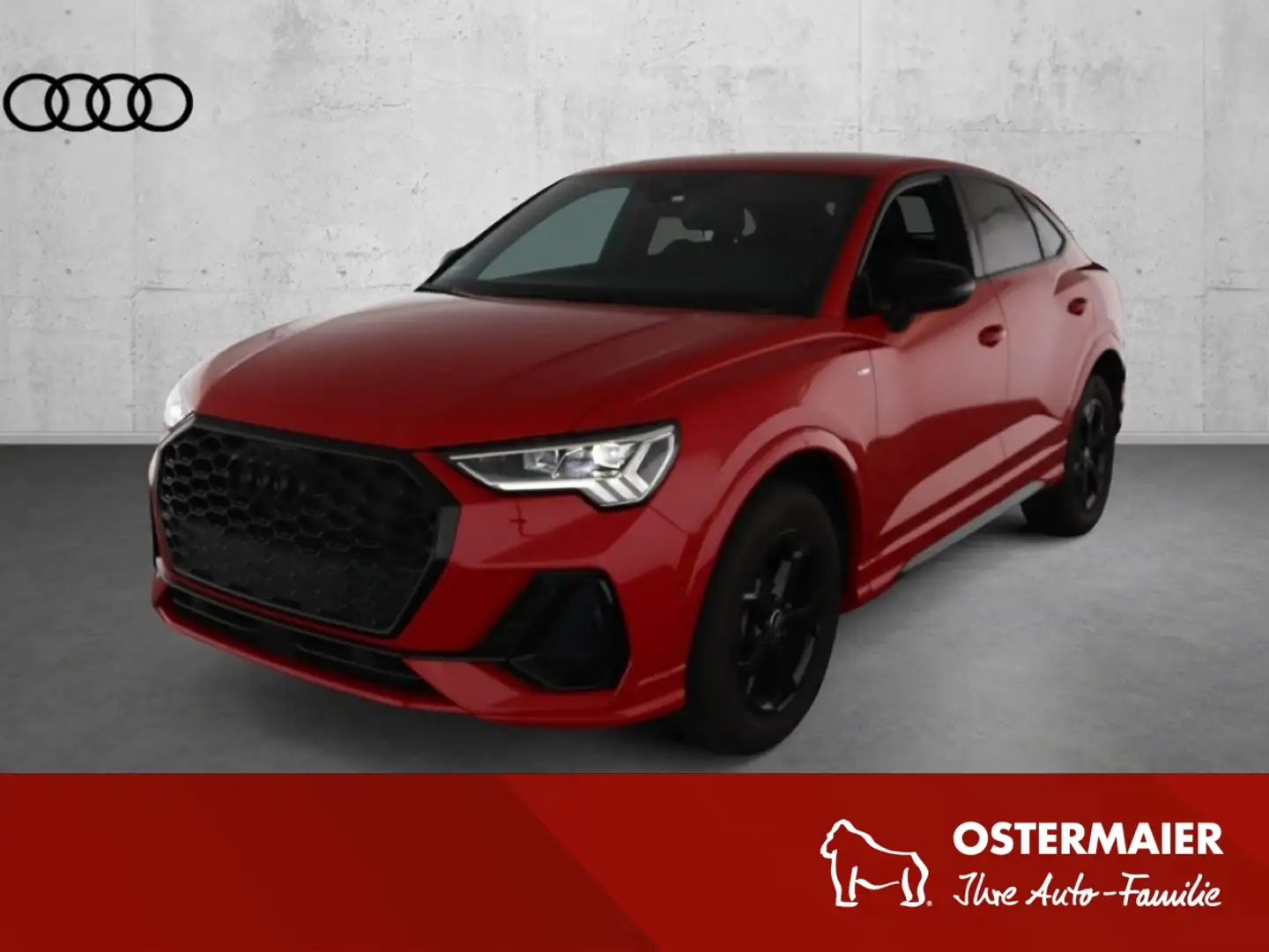 Audi Q3 Sportback S-LINE 35 TDI S-TRONIC AHK.ACC.VIRTUAL.K Rot - 1