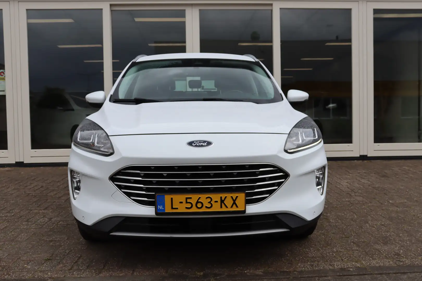 Ford Kuga 2.5 PHEV,**Netto €13.850** Cruise Control, Airco, Blanco - 2