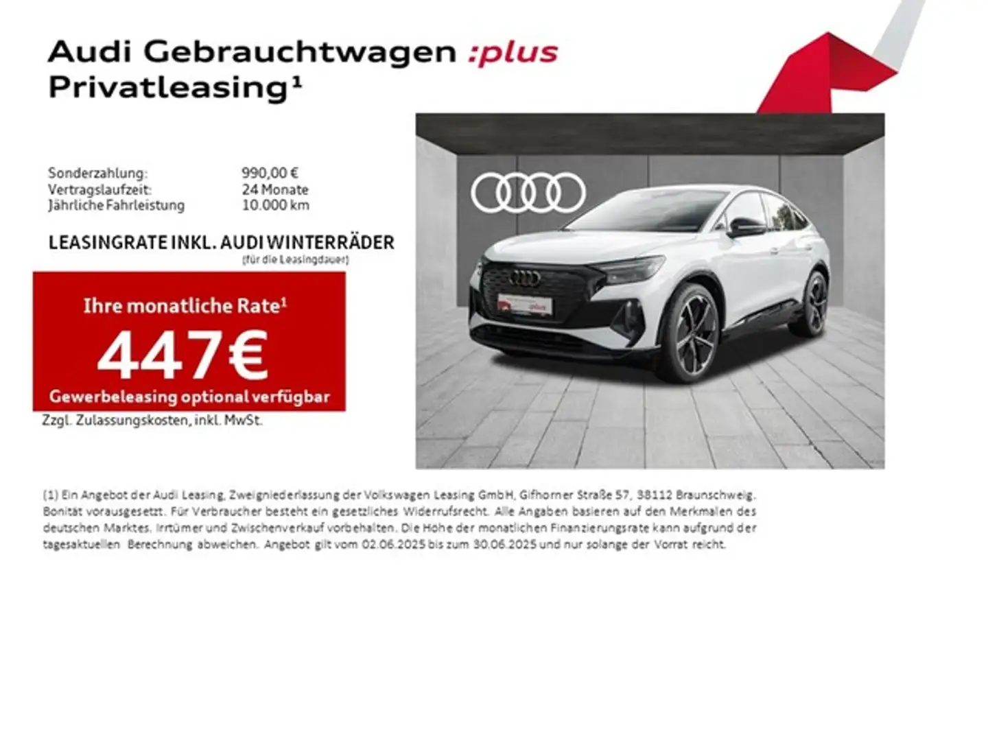 Audi Q4 e-tron Sportback 55 quattro S line Edition LM21 Matrix... Weiß - 2
