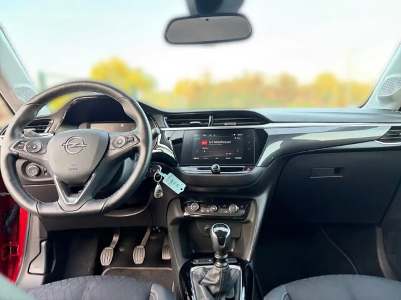 Opel Corsa F 1.2 Turbo Elegance Klimaautomatik Sitzheizung Allwetter 100PS, миниатюра 10