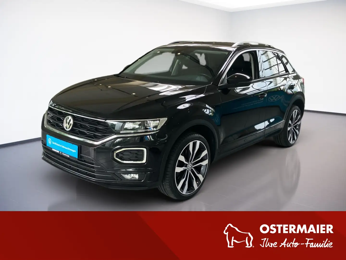 Volkswagen T-Roc IQ.DRIVE 2.0TDI 150PS DSG ACC.LED.AHK.NAVI.SHZG Noir - 1