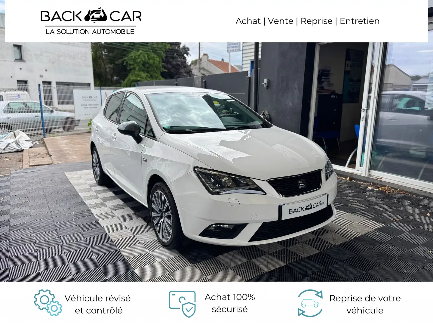 SEAT Ibiza 1.0 75 ch Connect Blanc - 1