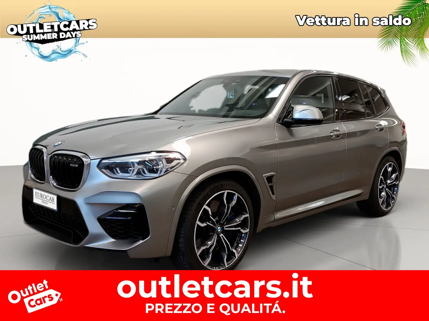 BMW X3 M m 3.0 480cv auto Gris - 1